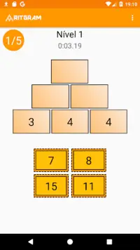 Pirâmides de números -  Jogo de matemática Screen Shot 0