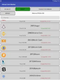Virtual Coin Market Screen Shot 7