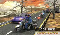 コップバイク警察チェイスハイウェイオートバイスタント3D Screen Shot 10