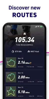 Running App - GPS Run Tracker Screen Shot 1