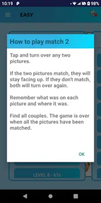 Picture Match - Memory Game Screen Shot 1