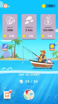 Fancy Fishing - Idle Fishing Joy Screen Shot 1