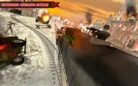 WW2 Army Train Driving War Shooting Train Games Screen Shot 8