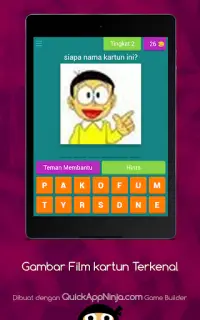 Game Animasi kartun Quizz Screen Shot 16