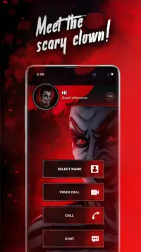 Killer Clown Simulated Video Call And Texting Game Screen Shot 3