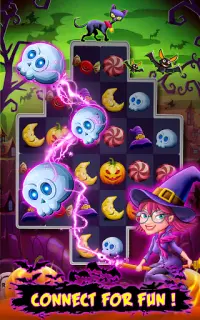 Halloween Witch Connect - Halloween games Screen Shot 0