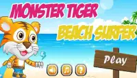 Monster Tiger Beach Surfer Screen Shot 3