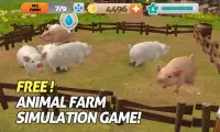 Porco cabra fazenda farm 3D Screen Shot 0