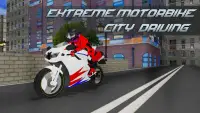 Extreme Motorbike City Driving Screen Shot 0