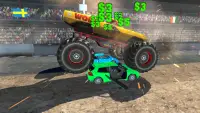 Monster Truck Stunts, Race and Crush Cars Screen Shot 4