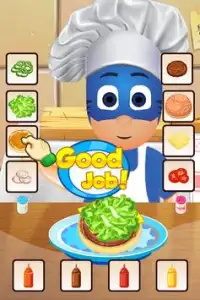 Mask Hero Chef Burger Cooking Screen Shot 0