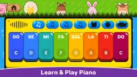 Baby Piano & Kids Music Games Screen Shot 0