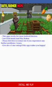 Auto Farmer Addon for Minecraft PE Screen Shot 2