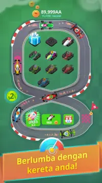 Kereta gabung permainan: Race Cars Merge Games Screen Shot 2