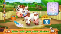 Animal Farm House - Счастливая фермерская игра Screen Shot 3