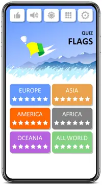 Flags Game - World countries pop-quiz Screen Shot 0