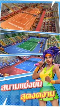 Tennis Go : ตะลุยทัวร์รอบโลก (3 มิติ) Screen Shot 0