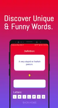 WORDEVIL - Funny Word Puzzle Game Screen Shot 1