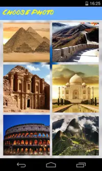 7 Wonders of the World Puzzle Screen Shot 0