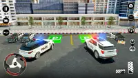 mobil parker polisi permainan Screen Shot 1