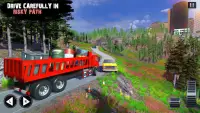 Offroad Cargo Truck Driving Simulation Games 2021 Screen Shot 3