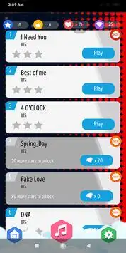 BTS Piano Tiles : Kpop Screen Shot 1