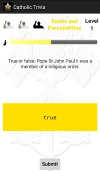 Catholic Trivia Screen Shot 2