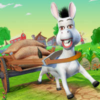 Donkey Vida Simulator Games: Cidade divertida