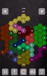 Color Lines. Hexagon Screen Shot 7
