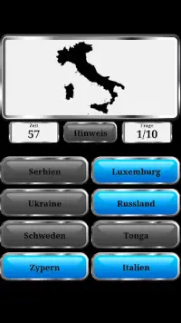 Welt Geographie - Quiz-Spiel Screen Shot 3