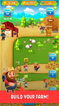 Idle Farmer Inc. - Tycoon Simulation Game Screen Shot 0