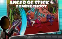 Anger of Stick 5  Zombie Shoot Screen Shot 0