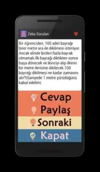 Zeka Soruları Screen Shot 1