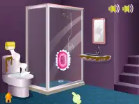 बाथरूम लड़कियों खेलों की सफाई Screen Shot 1