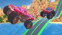 Unmöglicher Monstertruck-Stunt Screen Shot 2