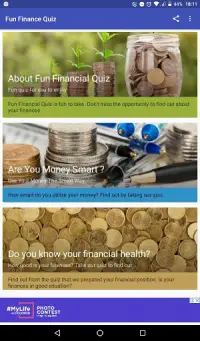 Fun Finance Quiz Screen Shot 0