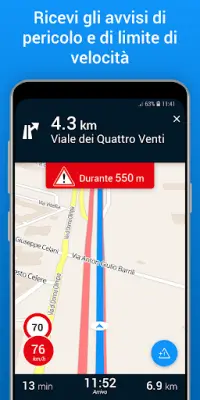 ViaMichelin : GPS, Itinerario Screen Shot 6