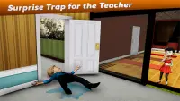 Crazy Scary Evil Teacher 3D - Spooky Game Screen Shot 7
