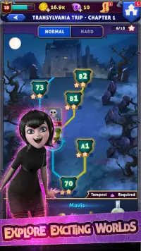 Hotel Transylvania: Monsters! Puzzle Action Game Screen Shot 3