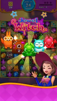 Jewel Witch - Match 3 Game Screen Shot 6