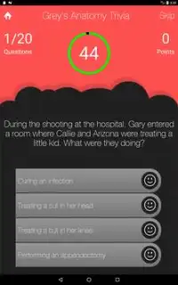 Unofficial Grey's Anatomy Quiz Trivia Game Screen Shot 7