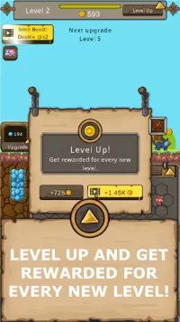 Fantasy Idle Castle - Clicker Mining Builder! Screen Shot 5