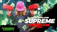 Supreme fidget money gun simulator edc toys Screen Shot 0