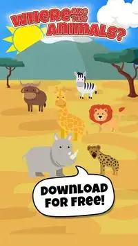 Where are the animals? - Educational Game for Kids Screen Shot 5