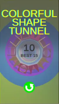 Colorful Shape Tunnel - 3D Endless Focus Game Screen Shot 3