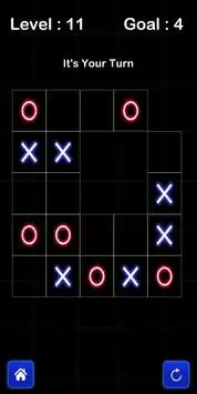 Tic Tac Toe Glow Screen Shot 0