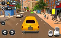 US Taxi Driver: Yellow Cab Driving Games Screen Shot 0