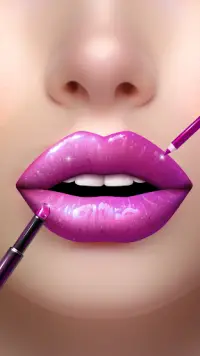 Lip Art Beauty DIY Makeup Game Screen Shot 3