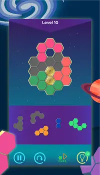 Hexagone Puzzle Games - Block Hexa Screen Shot 1
