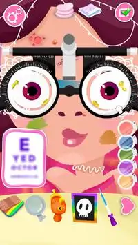 Princess Eye Doctor Kids Game Screen Shot 1